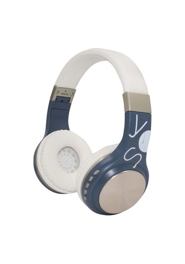 Sy-bt1607 Bluetooth 5.3 Kulaküstü Katlanabilir Mikrofonlu Kulaklık Kablosuz Sd Kart Girişi Aux Mavi