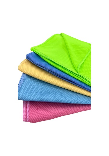 Bella House Mikrofiber Cam Bezi - 40 x 40 CM - 20 Adet - Çok Renkli