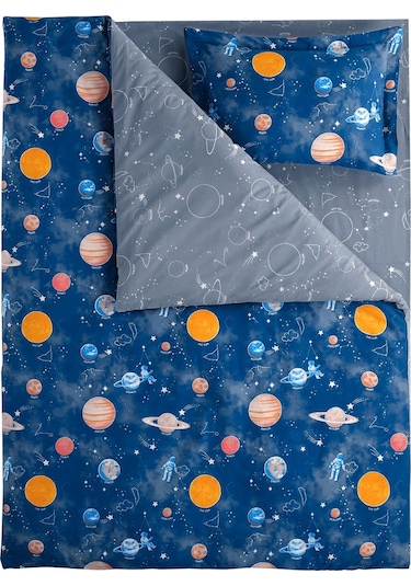 Soley | Galaxy | %100 Pamuklu Tek Kişilik Nevresim Takımı