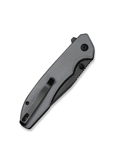 Sencut Sylor Gray G10 Handle Black D2 Blade Kamp Çakı Gri