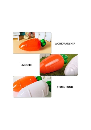 Paskalya Partisi Aksesuarları Plastik Havuç Şeker Kutusu Paskalya Hediye Kabı Paskalya Partisi Hediye Kabı Diğer