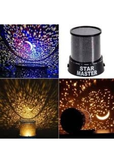 Duvara Işık Yıldız Yansıtan Star Master Gece Lambası-9088004307654 Çok Renkli