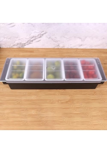 5 Izgaralar Çıkarılabilir Buzdolabı Cmper Sınıflandırma Depolama Kutusu Meyve Tahılları Gıda Konteyner Buzdolabı Mutfak Depolama Şişeler, Kavanozlar Ve Kutular 1