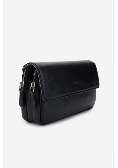 Valmenti Erkek Hakiki Deri Siyah Deri El Çantası 147 893 Erk Cnt Y25 Sıyah Dr Siyah