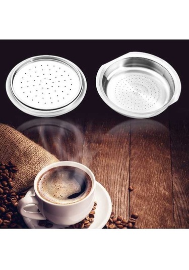 Bloomnest Paslanmaz Çelik Yeniden Doldurulabilir Kahve Kapsülü - Senseo Uyumlu Espresso Kapsülleri