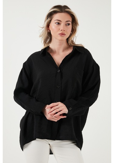 Fashion Friends Bayan Gömlek 25y0571k1 Siyah Siyah