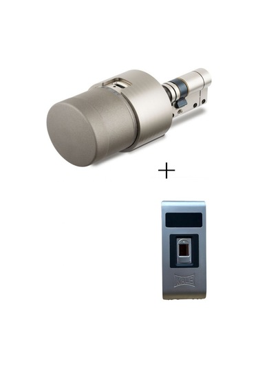 Kale K-tech Yeni Nesil Akıllı Silindir - Motorlu Kilit Ve Parmak İzi Okuyucu Seti 1 ADET