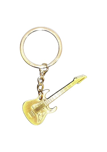 Brahner Elektro Gitar Anahtarlık - Altın Altın
