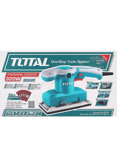 Total TF1301826 320 W Titreşimli Zımpara Makinesi