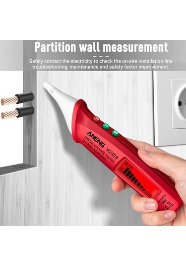 Trendooze Vc1018 Temassız Sensörlü Ölçer N11.34 Gerilim Dijital Aneng Ac 12v-1000v Gw