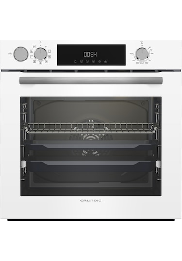 Grundig GEBD 12302W 72 LT Ankastre Beyaz Cam Fırın
