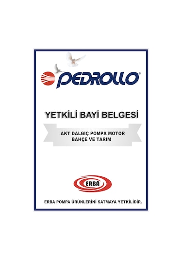 Pedrollo Top 2 Flatörlü Plastik Gövdeli Drenaj Dalgıç Pompa