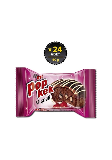 Eti Popkek Vişneli 24 x 60 G