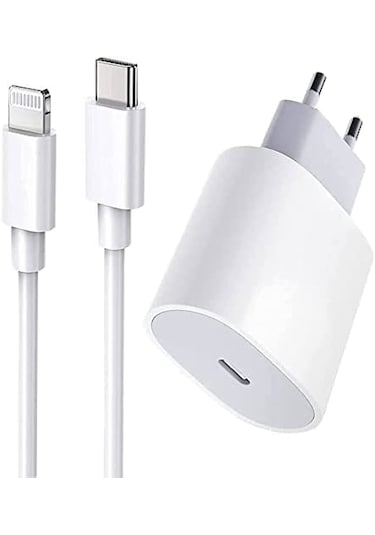 Iphone 12 Pro-max Uyumlu 20w Şarj Adaptörü+şarj Kablosu Senalstore