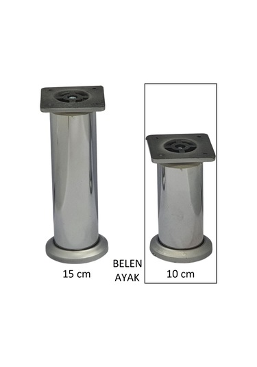 Belen Ayak 10cm Vidalar Dahil Krom Krom