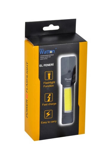 Uzun Menzilli El Feneri Mıknatıslı Wt-602 - 9028557841892ynt Çok Renkli