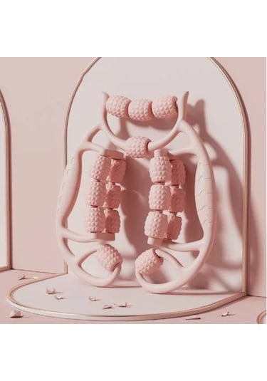 Padalink "24 Tekerlekli Profesyonel Masaj Aleti - Bacak, Kol Ve Boyun Kaslarını Rahatlatır" Pembe