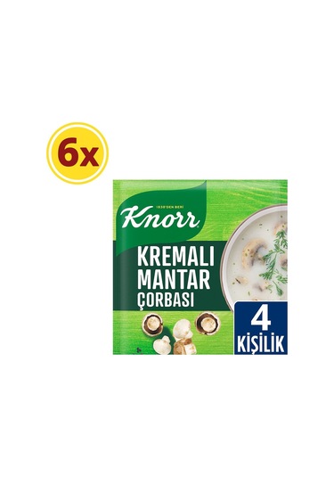 Knorr Kremalı Mantar Çorbası 6 x 63 G