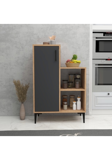 Arnett Mutfak Banyo Reysary Çok Amaçlı Dolap Atlantikçam Antrasit