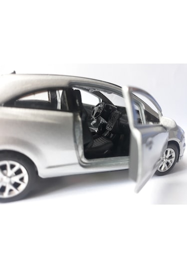 Opel Corsa Opc Metal Araba Dıecast Koleksiyon Metalik Gri