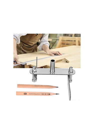 Lemestar Ahşap Merkezi Bulucu - Paslanmaz Çelik İçin Doğru Ölçüm Aleti 0-60mm / 40-100mm Seçenekli