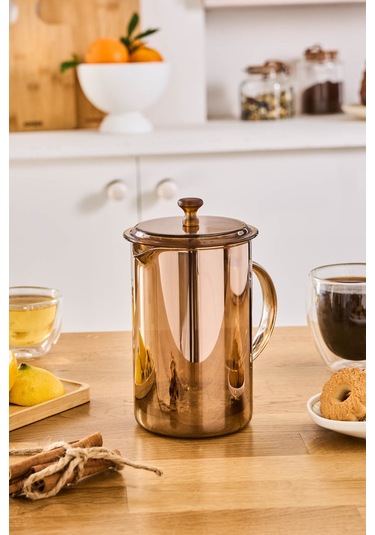 Karaca Alina French Press 800 Ml Amber Sarı
