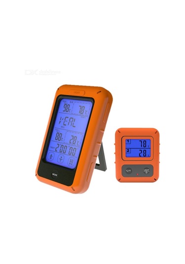 Çift Problu Kablosuz Alarmlı Fırın ve Barbekü Termometre Thr311