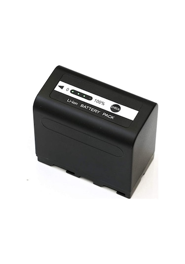 Sanger Np F970D Led Göstergeli Batarya 7500Mah
