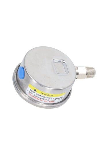 Tenfowee Stainless Steel Vakum Basınç Ölçer - 1/4" Npt Bağlantı, Çift Ölçekli, 0-1 Mpa Aralığı, Su Ve Yağ İçin Uygulanabilir