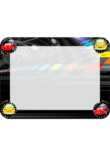 Gen-of Yarış Arabası Temalı 27x36 Karton İlkokul Yatay Karne Kabı 20 Adet