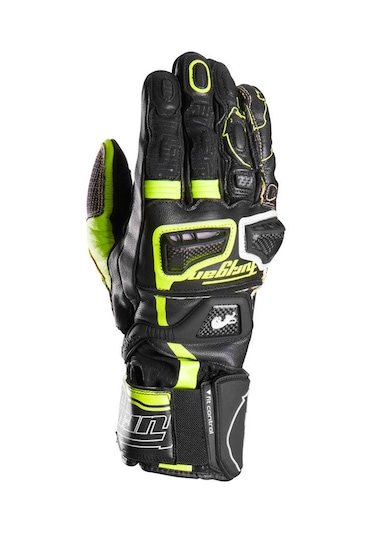 Furygan Styg20 X Kevlar Deri Motosiklet Yarış Eldiveni Siyah - Neon