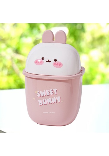 Homyl Sevimli Masaüstü Sepeti Vanity Ev Mutfak Için Beyaz Beyaz