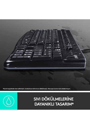 Logitech K120 Usb Kablolu Klavye Türkçe -Outlet