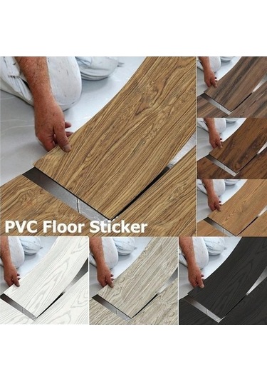 Novahub 20x300 Cm Vintage Tahıl Ahşap Zemin Sticker, Su Geçirmez Mutfak & Banyo Duvar Etiketi Ahşap