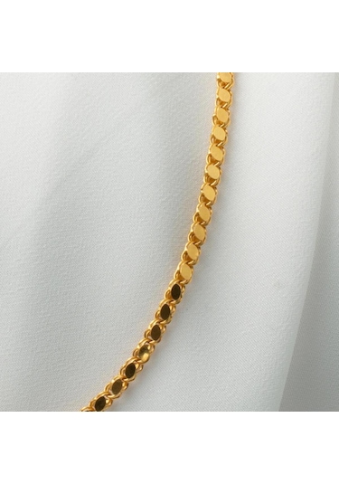 50 Cm. Maraş Pullu Altın Zincir