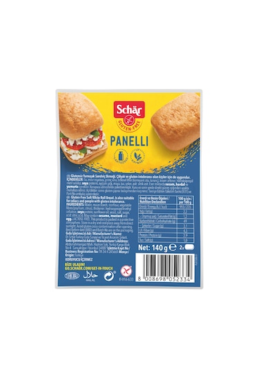Schar Panelli Glutensiz Sandviç Ekmek 10 x 140 G