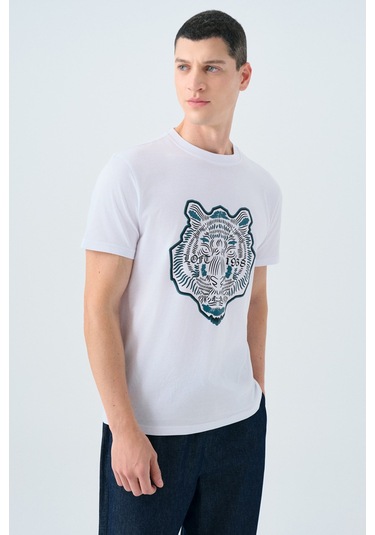 Loft Erkek Tişört Lf2038690 Beyaz