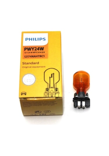 Philips Pwy24W Vw. Audi Sarı Sinyal Ampulü 12V 24W