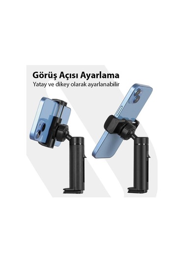 Zhltools Masa Koltuk Klipsli Telefon Tutucu Stand Siyah