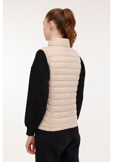 Lumberjack Wb Vest 4sn34 4pr Ekru Kadın Yelek Bej