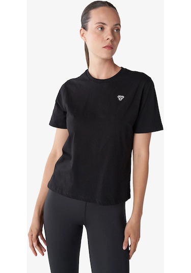Hummel Hmlt-ic İcona Regular Kadın Siyah T-shirt 911867-2001 Siyah