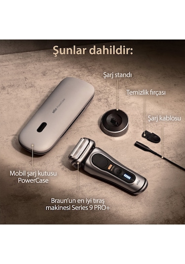 Braun Series 9 PRO+ 9527s Powercase Islak & Kuru Tıraş Makinesi