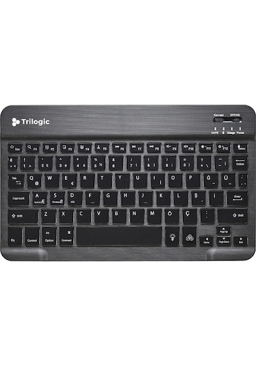 Trilogic Bright KBT501 7 Renk Led Aydınlatmalı Kablosuz Bluetooth Klavye