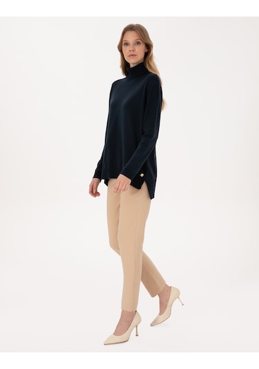 Pierre Cardin Kadın Lacivert Kazak /triko 50316385-vr033 Lacivert
