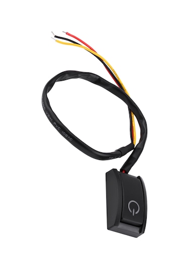 Kosona 12v 200ma Araba Diyarı Anahtar, Yapıştırıcı Tabanlı, Kompakt, Kesintisiz İşlev, Abs Malzeme, Siyah Renk
