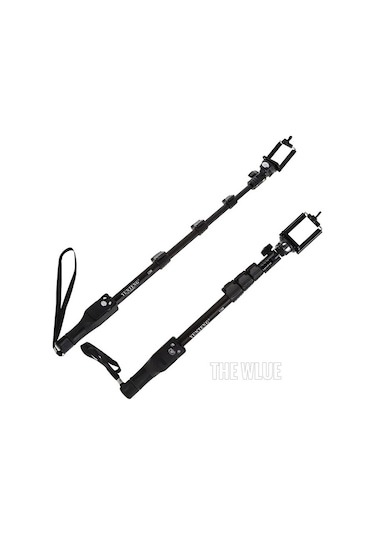 Bluetooth Kumandalı Profesyonel Selfie Çubuğu Monopod 125cm