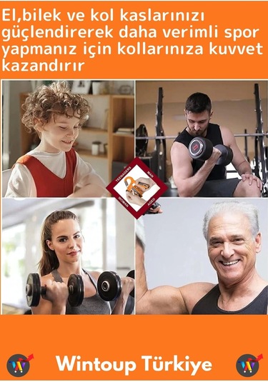 Özel Üretim El Bilek Kol Güçlendirici Kas Yapma Ayarlanabilir Sayaçlı Bilek Güçlendirme Yayı 5-60 Kg Çok Renkli