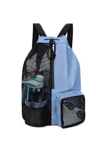 Yüzme, Spor Salonu, Havuz, Antrenman Ekipmanları Ve Sporlar İçin Fileli Bağcıklı Sırt Çantası Diğer