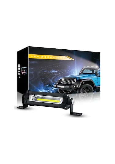 9w 7.5 Cm Cob Led Off Roan Led Bar Atv Kamyon Tır Traktör İş Makinesi