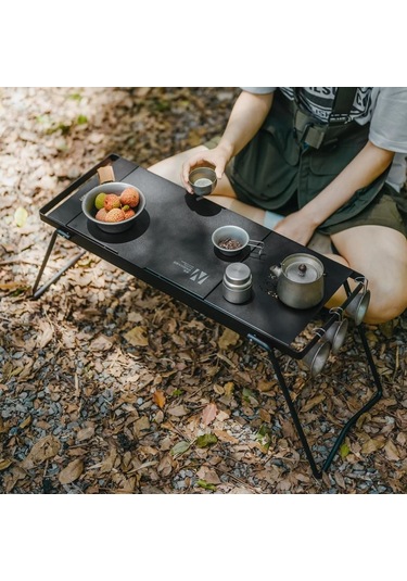 Naturehike Grill Barbecue + Karlanabilir Masalı Sandstone Gri